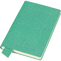 Бизнес-блокнот А5  "Provence", зеленый , мягкая обложка, в клетку