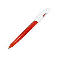 LEVEL, ручка шариковая, красный, пластик
