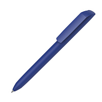 Ручка шариковая FLOW PURE, покрытие soft touch, синий, пластик