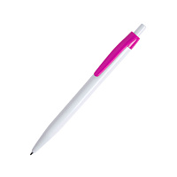 KIFIC, ручка шариковая, белый/розовый, пластик