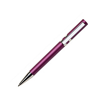Ручка шариковая ETHIC, металлизированное покрытие, фиолетовый, пластик, металл