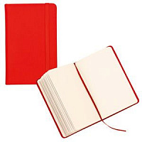 Блокнот для записей;красный; 9,5х14,5х1,6 см.; искусственная кожа; шелкография