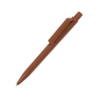 Ручка шариковая DOT, коричневый, матовое покрытие, пластик