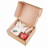 Подарочный набор KID`S ART: коробка, карандаши, раскраска,  игрушки, печенье c предсказанием
