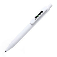 Ручка шариковая DORET, антибактериальное покрытие, белый, пластик, 14,5 см