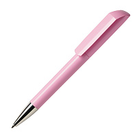 Ручка шариковая FLOW, светло-розовый, пластик
