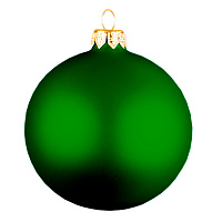 Шар новогодний Matt, диаметр 8 см., стекло, зеленый