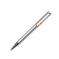 Ручка шариковая ETHIC, оранжевый, пластик, металл