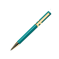 Ручка шариковая ETHIC GOLD, морская волна, пластик, металл