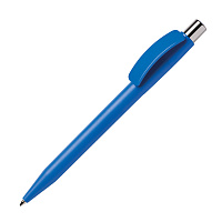Ручка шариковая PIXEL CHROME, лазурный, пластик