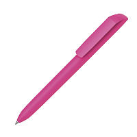 Ручка шариковая FLOW PURE, покрытие soft touch, розовый, пластик