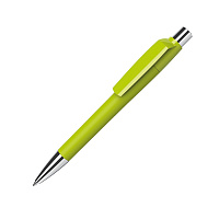 Ручка шариковая MOOD, покрытие soft touch, зеленое яблоко, пластик, металл