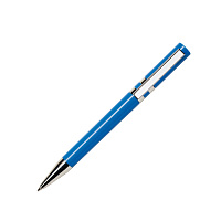 Ручка шариковая ETHIC CHROME, лазурный, пластик, металл
