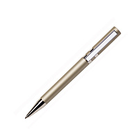 Ручка шариковая ETHIC, металлизированное покрытие, золотистый, пластик, металл
