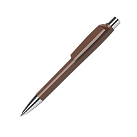 Ручка шариковая MOOD, коричневый, пластик, металл