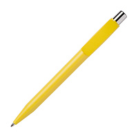 Ручка шариковая PIXEL CHROME, желтый, пластик
